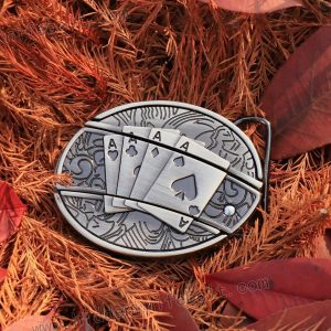 punk motorcycle belt buckle knife